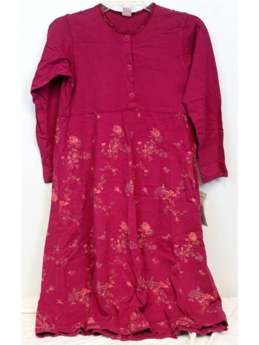 Soup Fall Autumn girls Dress sz 12/14 Lg Marron Floral Flowers Holiday Casual